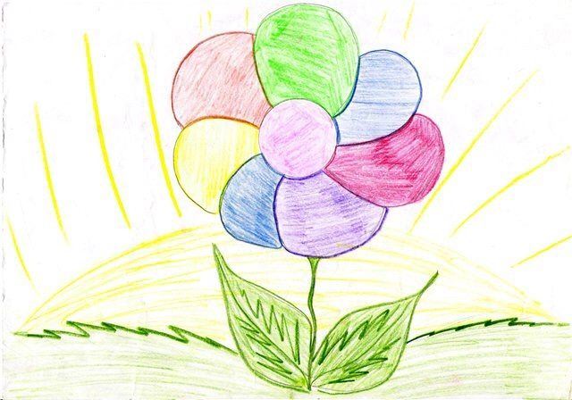 Малюнки «Квітка семицвітка» олівцем (17 фото) | #ТЕГ
